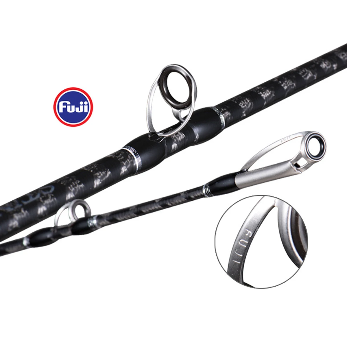 Japanese FUJI 2 Section 1.9M Carbon Saltwater Spinning Jig Boat Fully Automatic Electric Fishing Rod