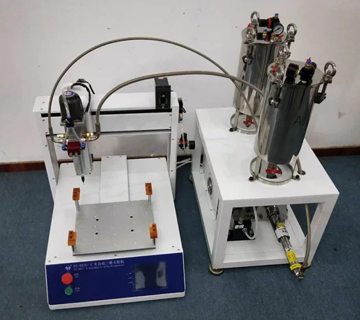 Automatic Desktop Pcb Glue Dispensing Machine With 300ml Cassette Glue Barrel And High Precise Valve For Smd Smt Assembly