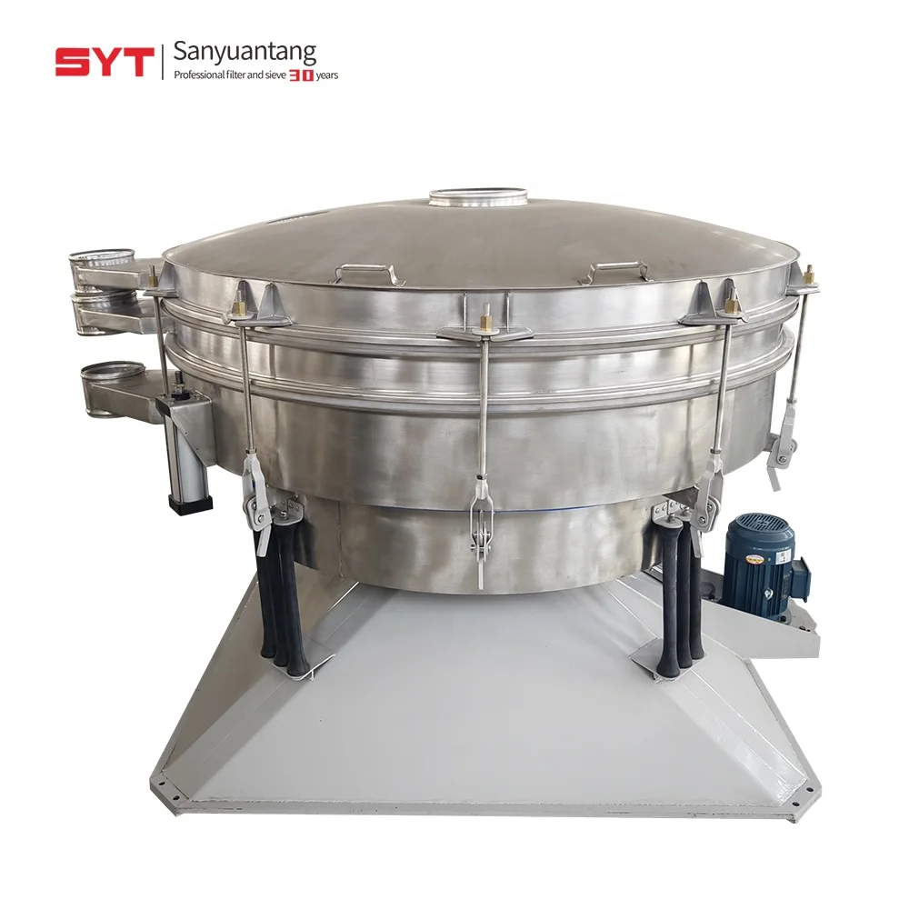 New high performance double layer vibration sifter animal feed tumbler vibrating sieves haker
