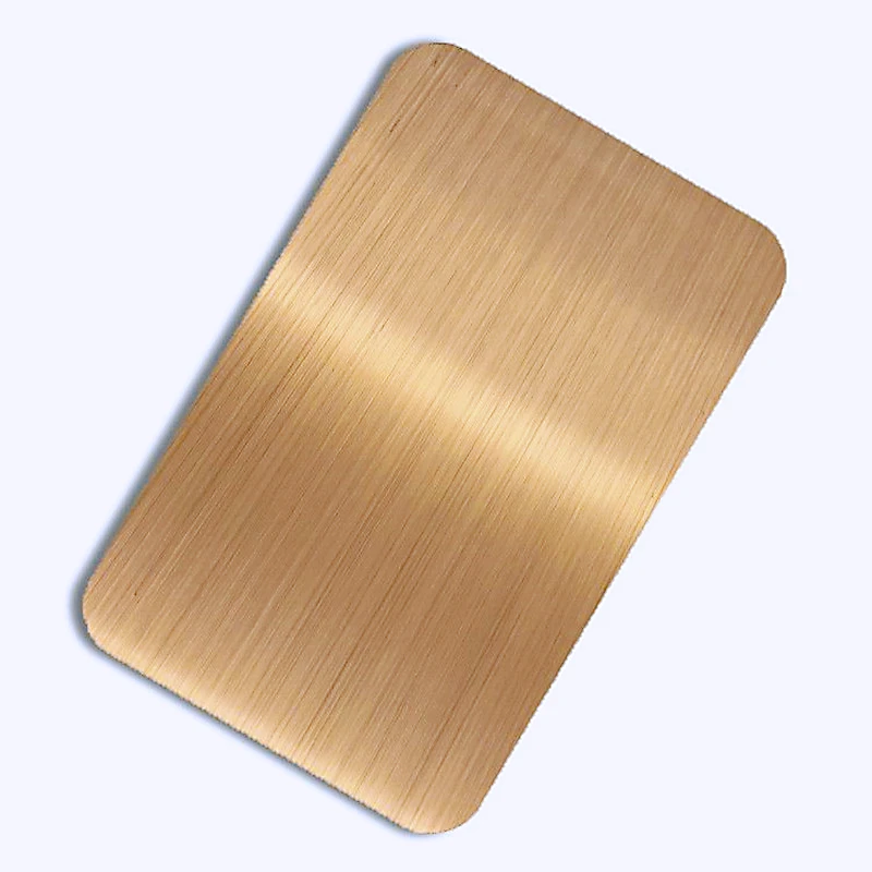 2022  acero inoxidable 4 x 8 ft hairline brushed gold 304 decorativestainless steel coil and sheet