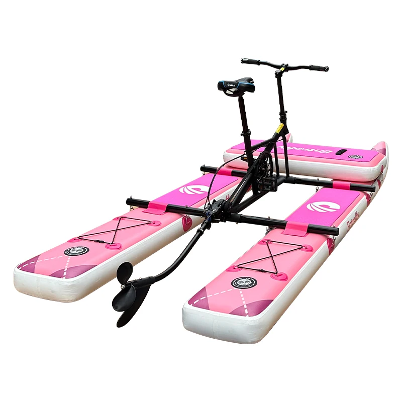 Unisex Ocean and Lakes Aquatic equipment customization waterbike multicolor electric or pedal inflatable water bikes