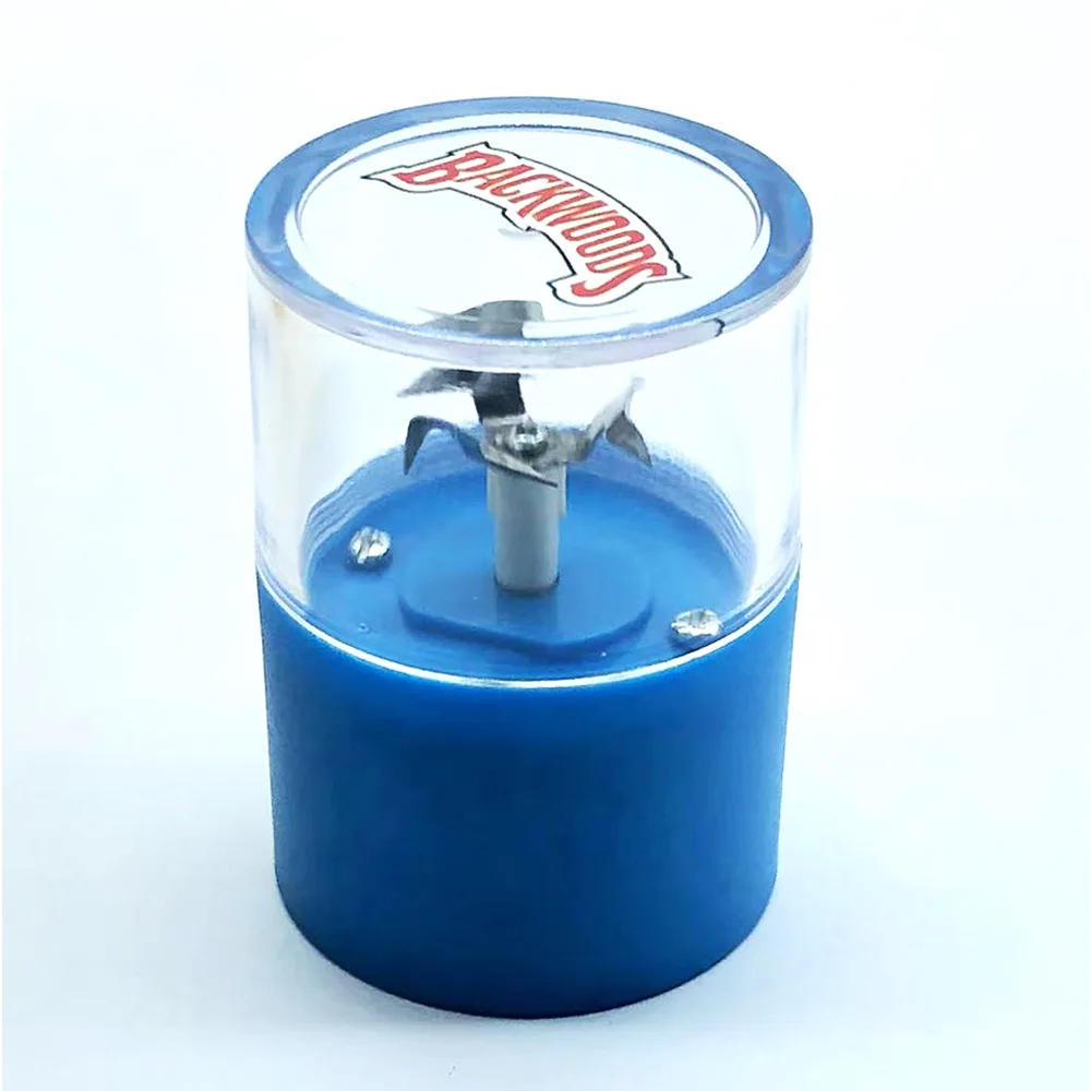 Top Selling Smoking Smoke Metal Accessories Plastic Custom Logo Crusher 50mm Electric USB Chargeable Tobacco Herb Grinder