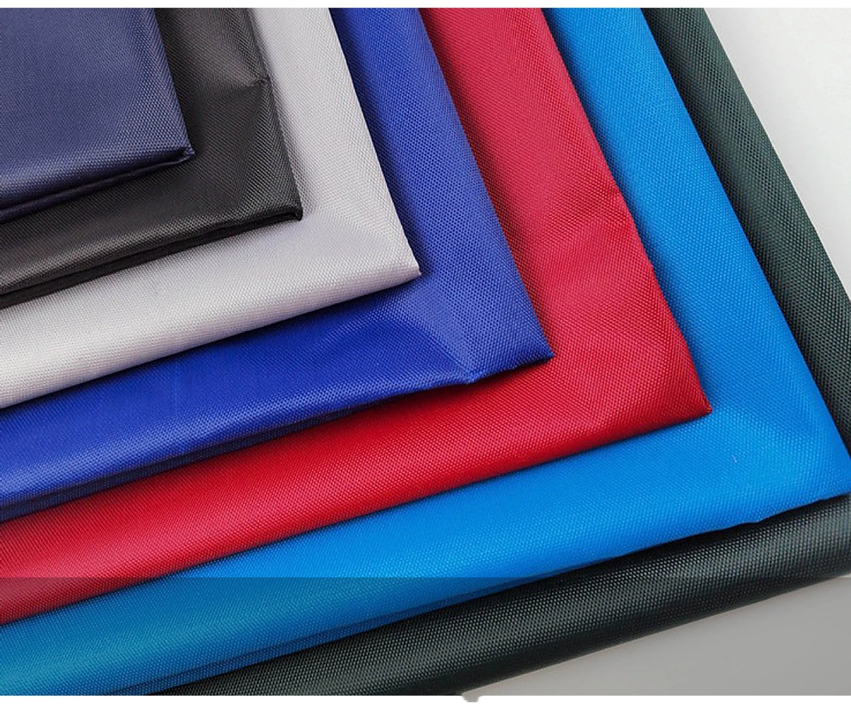 Wholesale 210D polyester high density oxford fabric with PU coating for raincoat fabric