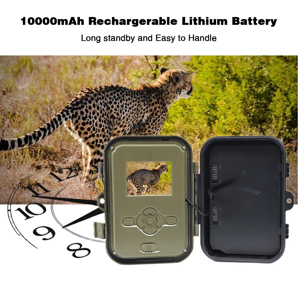Live Stream Trail Camera 4K Video 30MP WiFi APP BT Hunting Cameras With 10000mAh Li-Battery Night Vision WiFi940PROLI