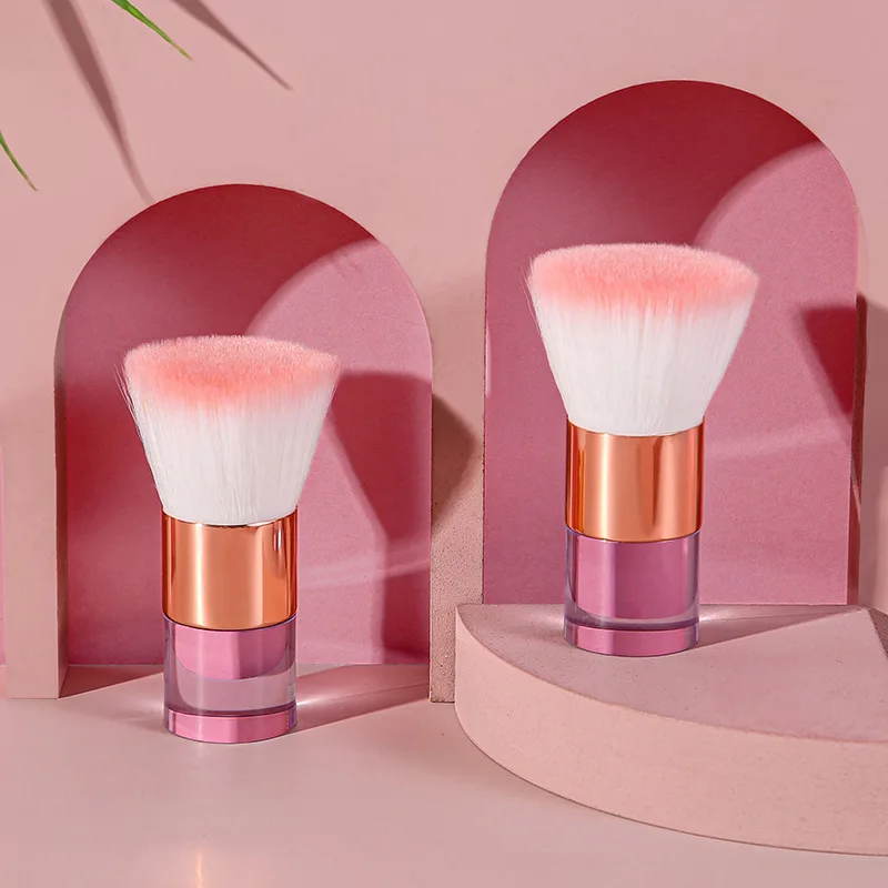 New product single portable mushroom head makeup loose powder brush