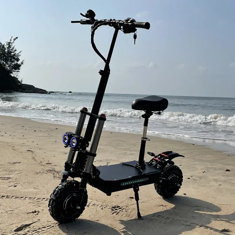 Eu us warehouse two wheel high speed 6000w powerful adult wholesale dual motor electric scooter