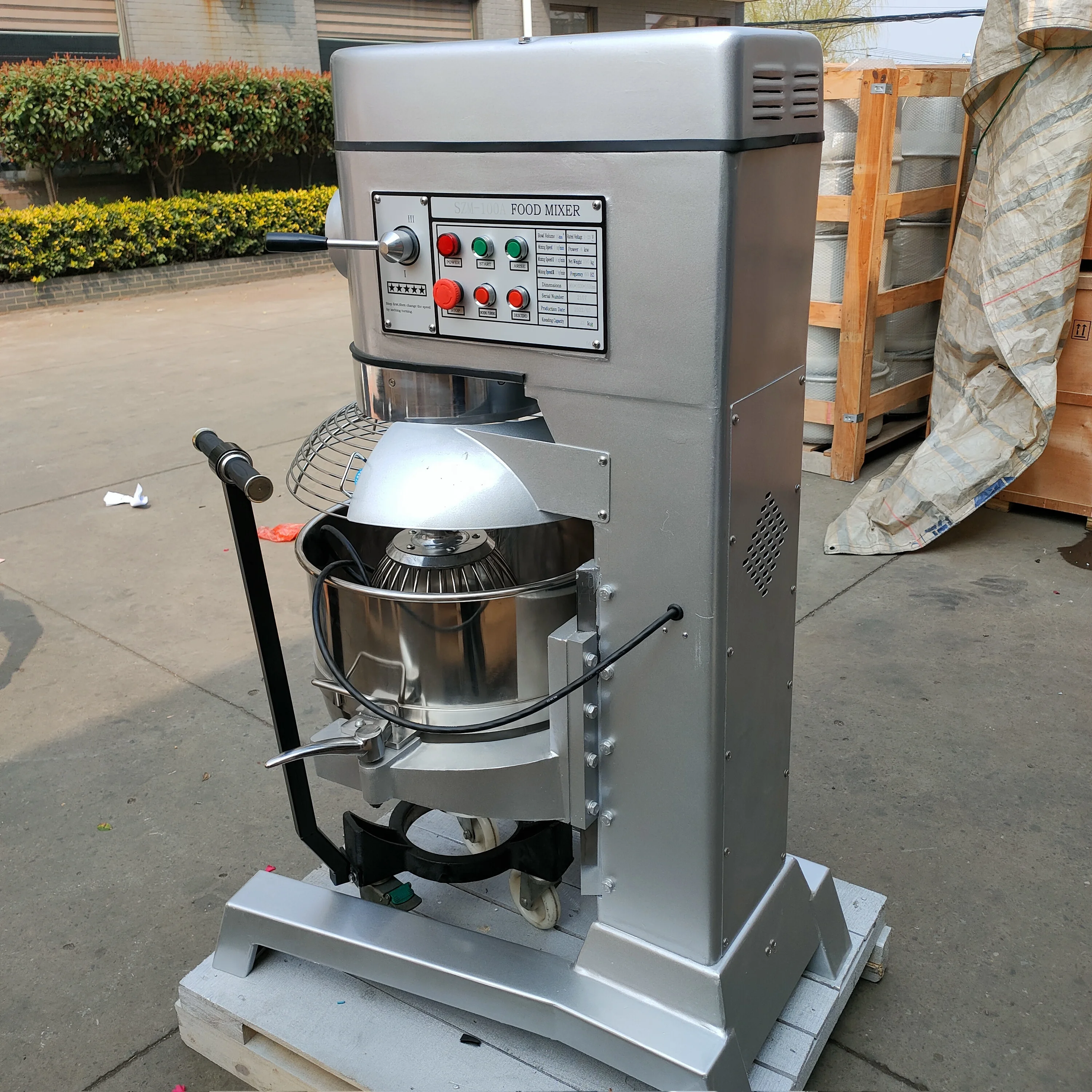 Wholesale B100-B Hengyu Multifunction Industrial Electric Food Mixer Machine Planetary Mixer 100L