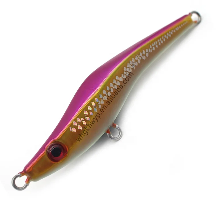 JIGGING 60g 80g 100g 120g Metal Lure S Shape Slow Metal Jig Lure Fishing Lead Jig Fishing Lures Wholesale