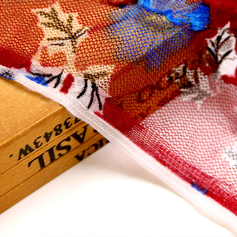 Красивая Цветочная кружевная ткань для носового платка, индийское платье, ткани spendax