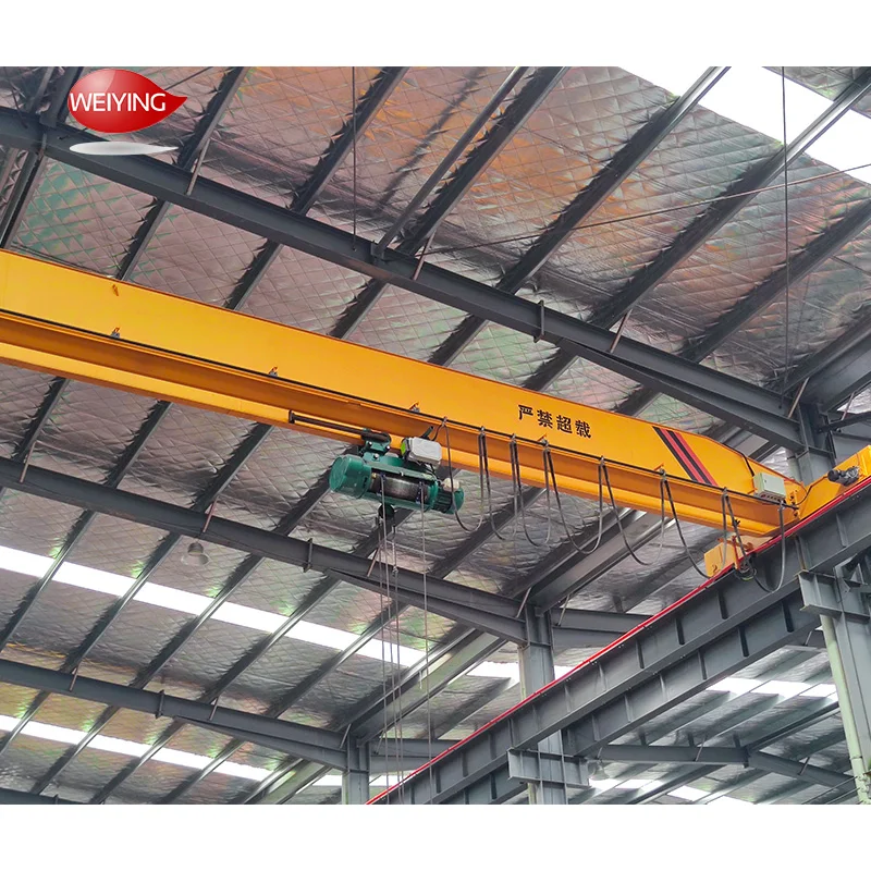 Customized 5 ton 220V 380V single girder electric overhead crane wireless control bridge crane