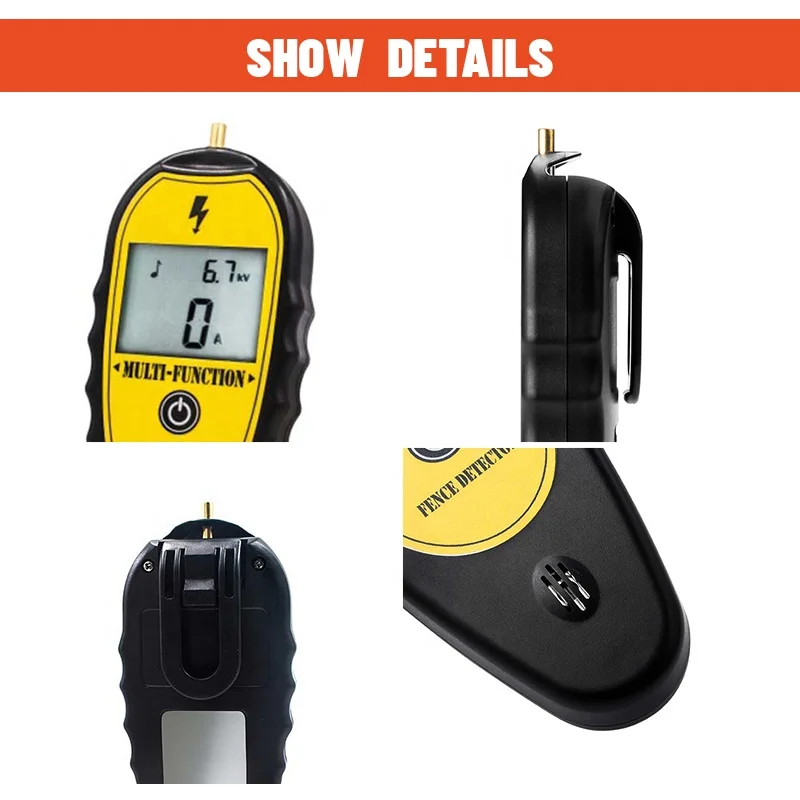 MULTIFUNCTIONAL TESTER 15kv Fence Fault Finder with backlight MLD-004A