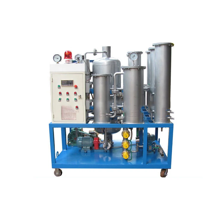 Anti -fire hydraulic oil special vacuum oil filter with three-stage filtration