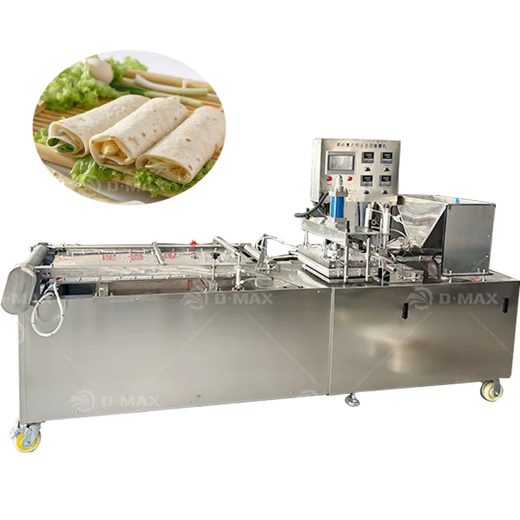 Big capacity Mexico Taco Burrito Round Thin Pancake Forming Machine Flapjack Making Machine