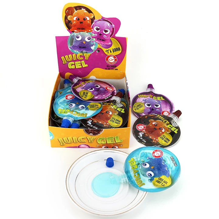 Kosher Round Spirit Shape Super Sour Squeeze Juice Gel Jam Liquid Candy