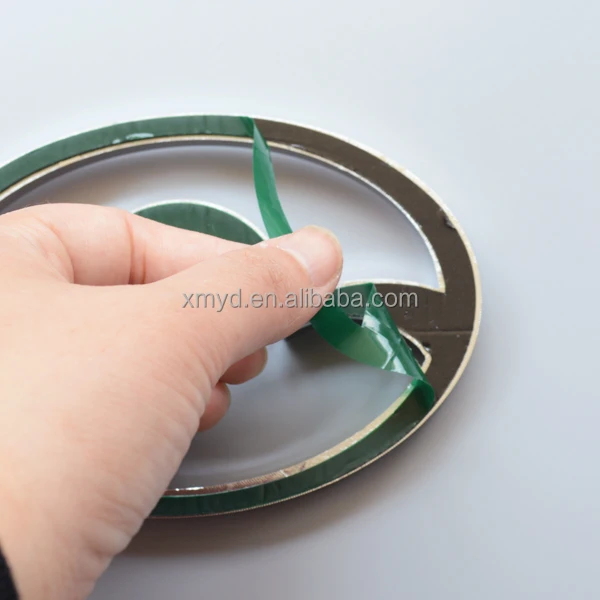 Custom Shiny Silver ABS Plastic Round Car Logo Emblem 3D Car Chrome Badge High Quality