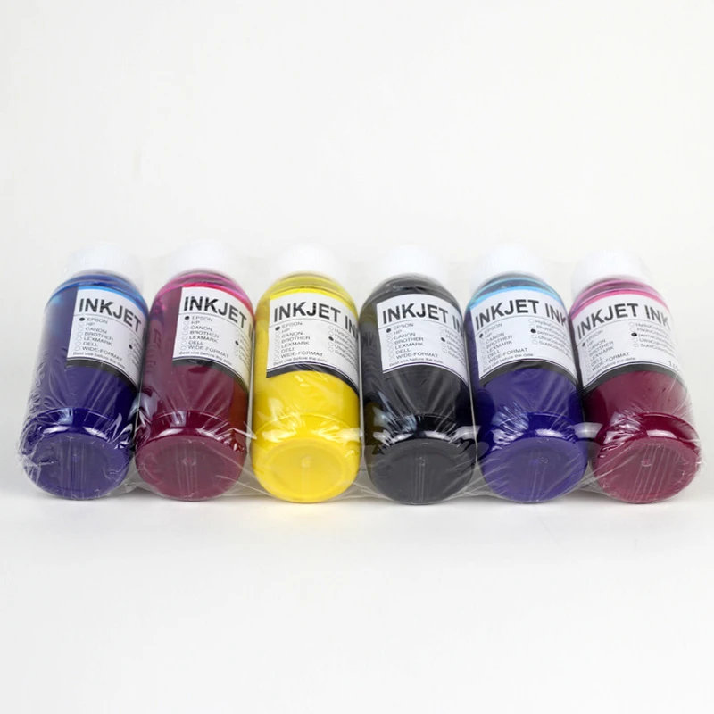 Pigment heat transfer ink for cotton clothes 4 colors or 6 colors