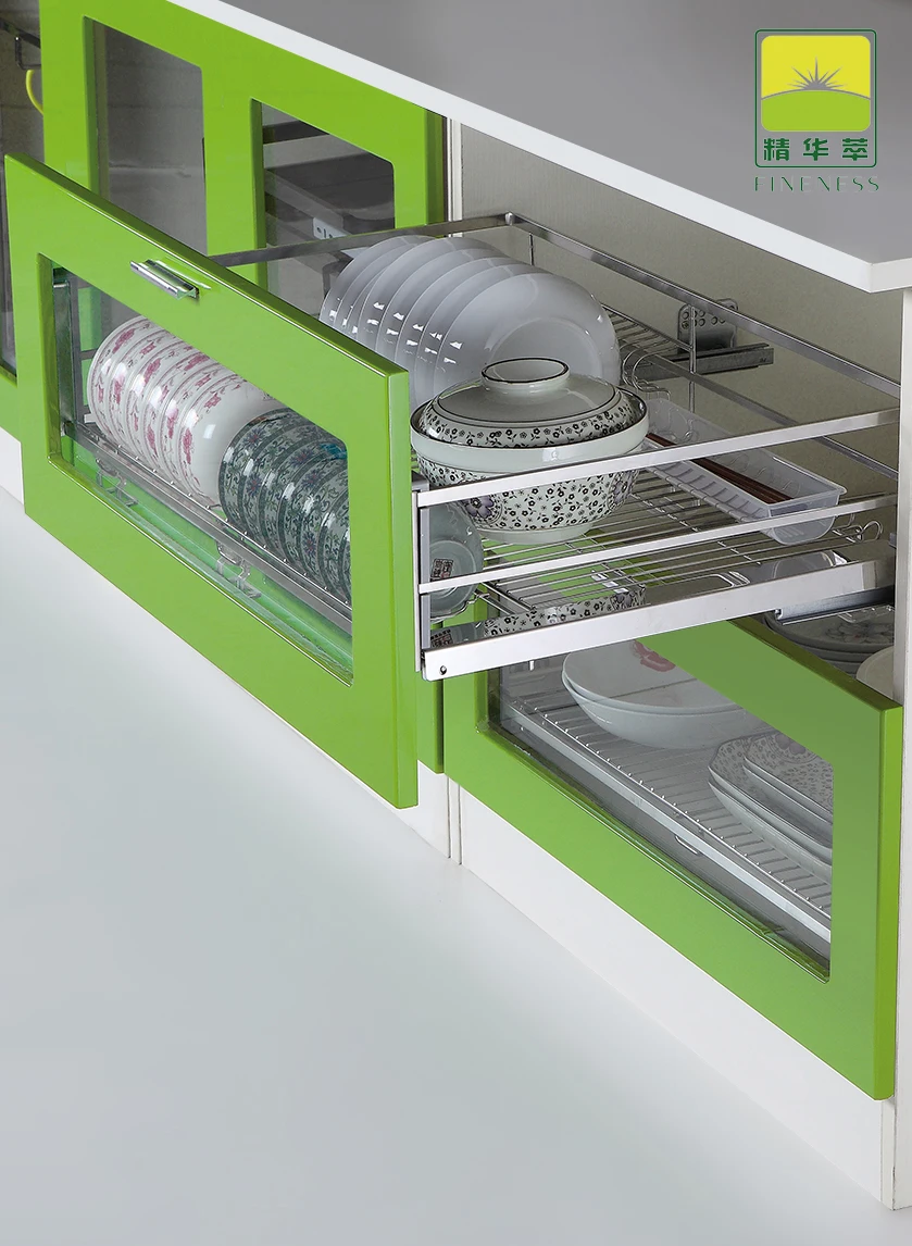 High quality Stainless steel kitchen basket pull out basket