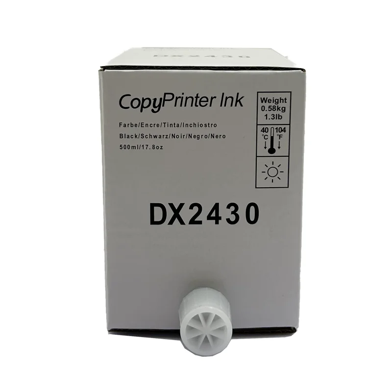 DX2430 Copyprinter Ink Factory Price For Ricoh DX2430 Gestetner CP6201C Digital Dplicator Ink