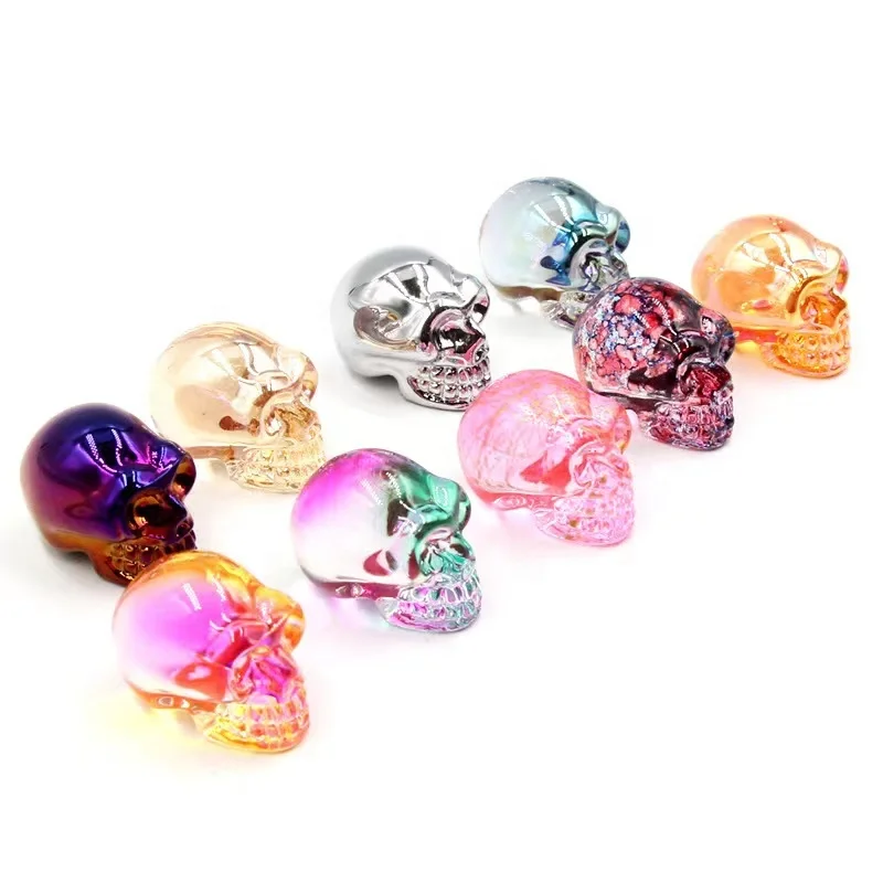 wholesale Hot Sell 20mm Electroplate Crystal Mini Skulls For Home Decoration