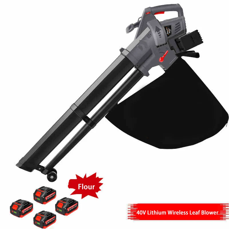 Lithium Battery Leaf Blower Blade Blower Industrial Blowers Strong Dust Collector Machine Leaf Collector High-power Sootblower