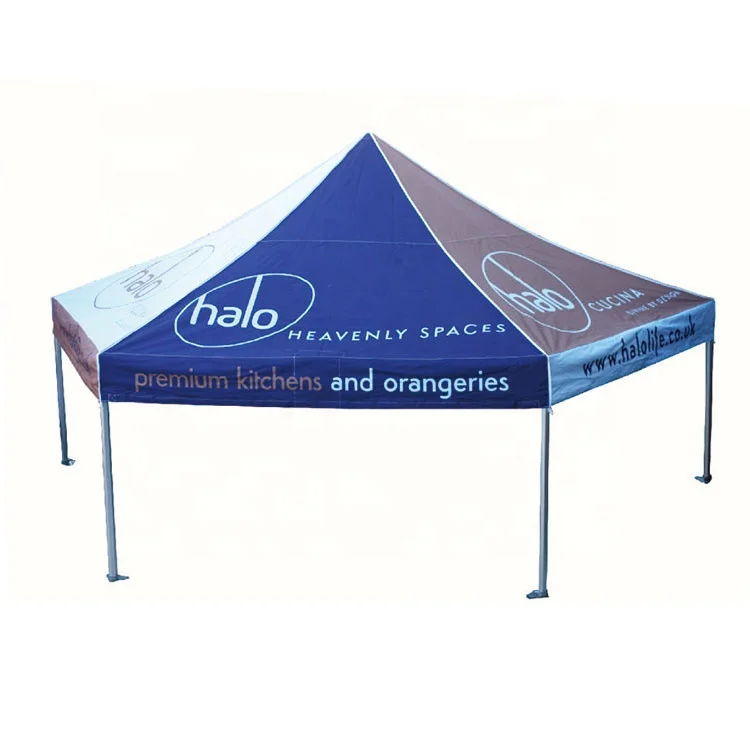 Gazebo Canopy Tent 3x3x3m Hexagon Structure Aluminum for Outdoor Events