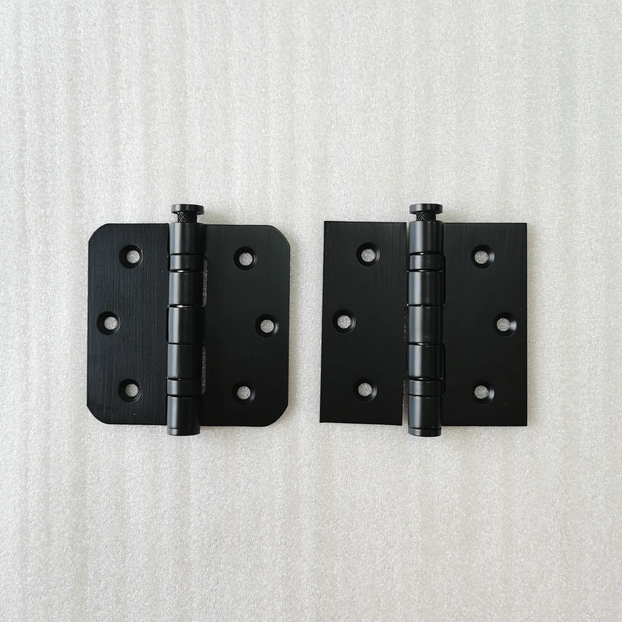 Popular Stainless Steel 3 Inch Flat Ball Bearing Fire Rated Black Door Hinges