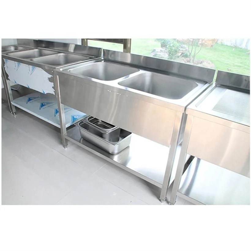 201 or 304 grade Handmade Stainless Steel Hand Washing Sink Custom Size with Cheap Prices