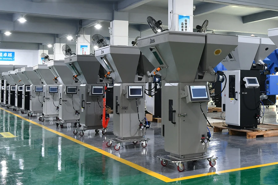 Plastic Powder Granules Dosing Mixer Masterbatch Gravimetric Batch Blender