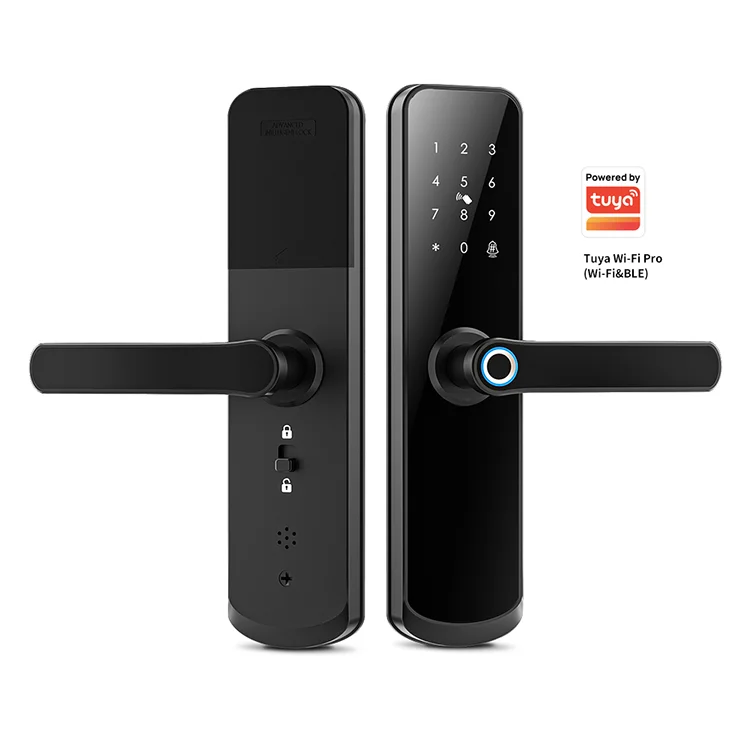 Single latch Electronic Keypad Keyless Entry Smart Home Digital Door Lock Fingerprint Lock