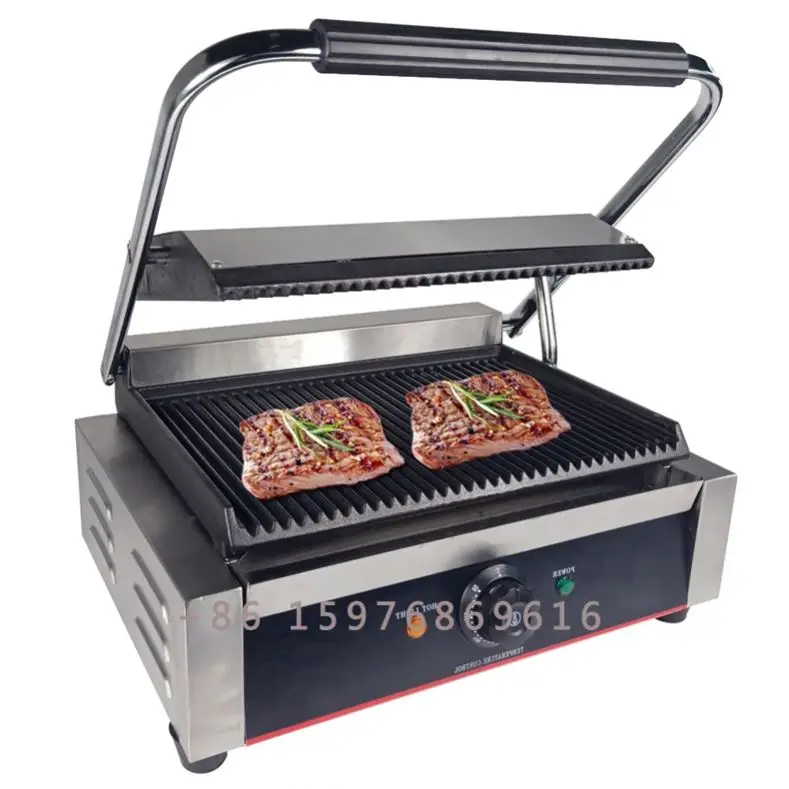 Mini electric snack machine BBQ grill sandwich maker contact panini grill