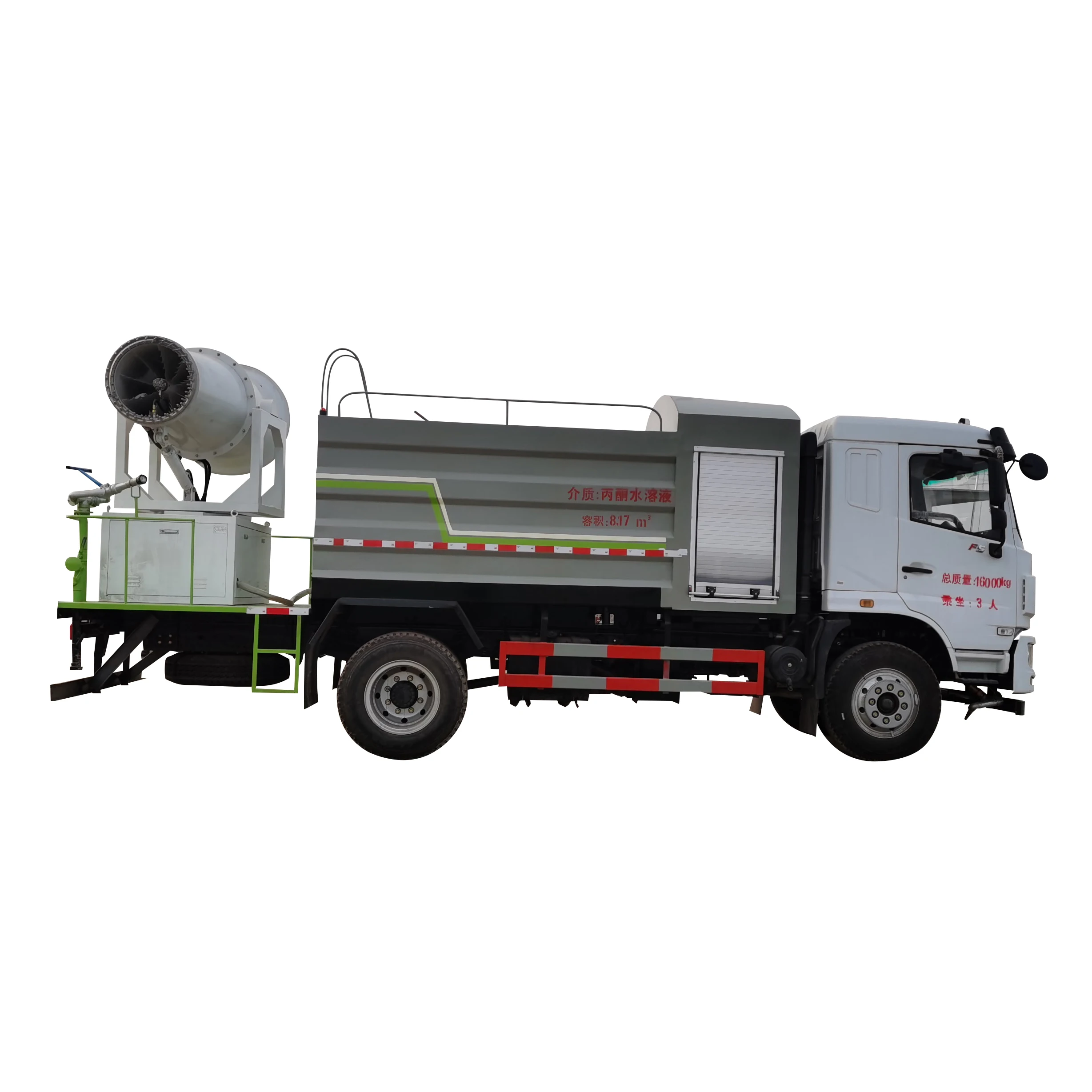 Hot Sale High Quality Green Diesel Europe Power Engine Dust Suppression Vehicle Sprinkler Car (1600529312193)
