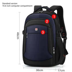 Multifunctional backpack large capacity Men business backpack laptop bag for outdoor high school student school bag