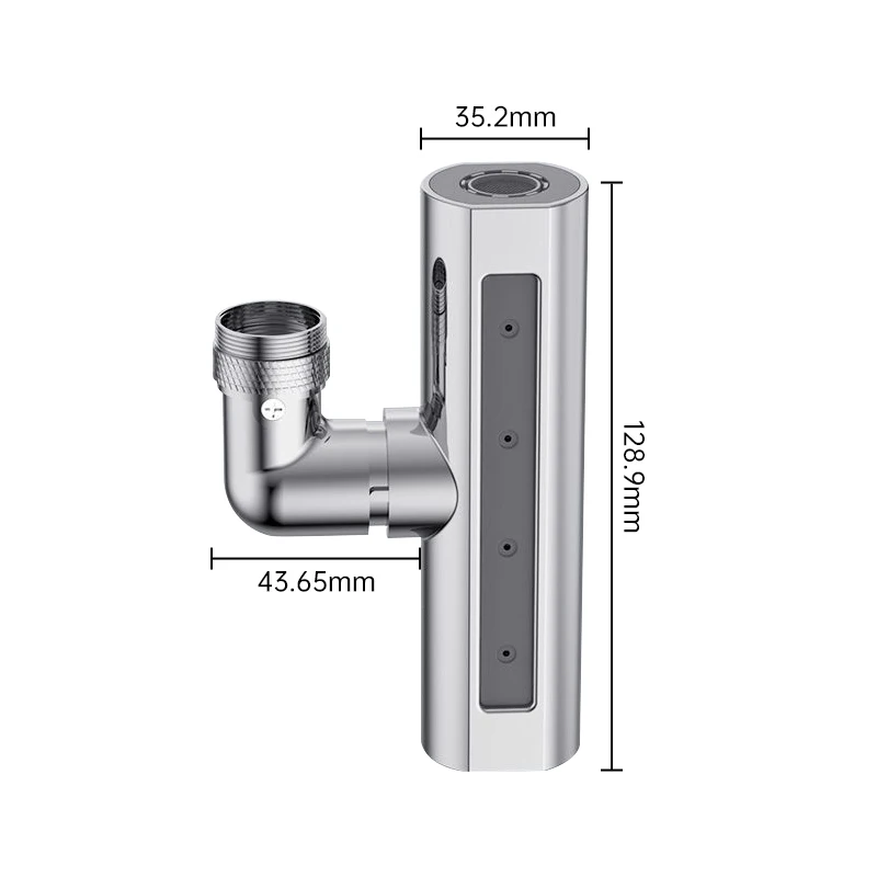 YSQ-07 Universal 360 degree rotating 4 mode flying rain waterfall wash basin mixer kitchen tap rotating faucet extender