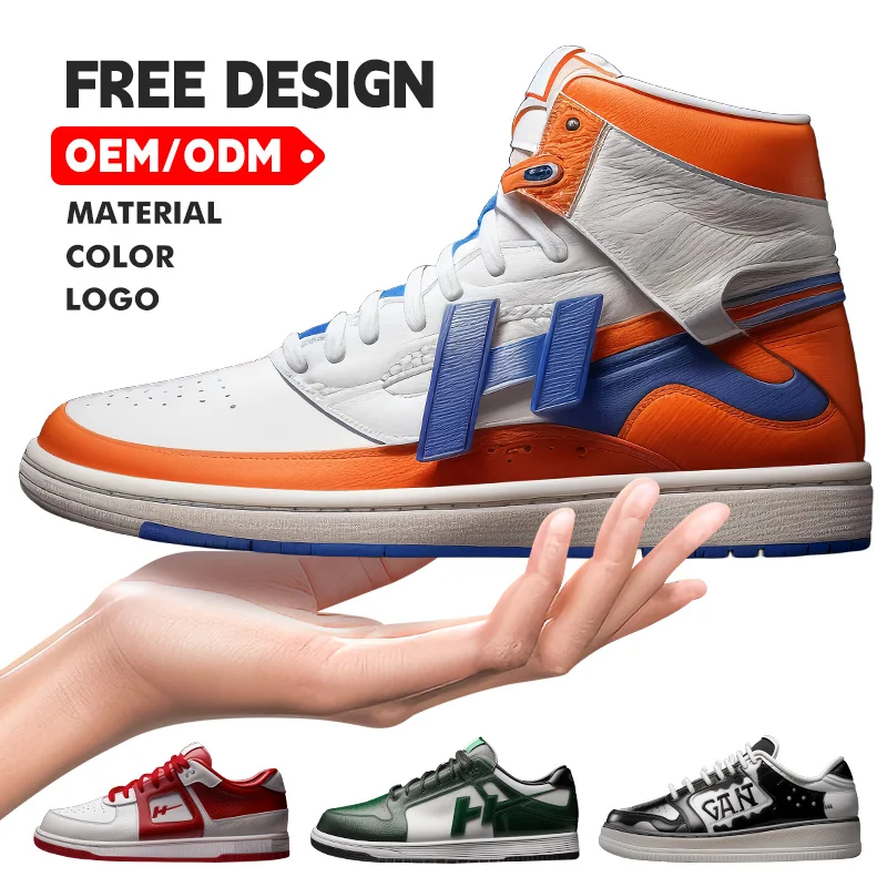 2024 Custom Logo Brand Genuine Leather Manufacturer Women Men Private Label Casual Sport Shoes Sneakers