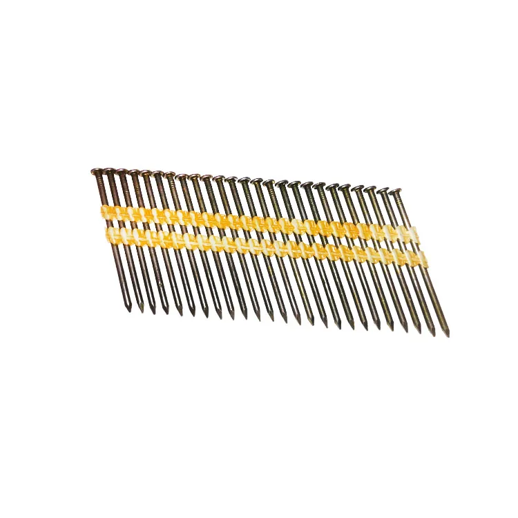 Стальные гвозди с 21-градусным пластиковым каркасом 2 3/8 *.113 стальной гвоздь гладкий хвостовик для обработки дерева и каркаса