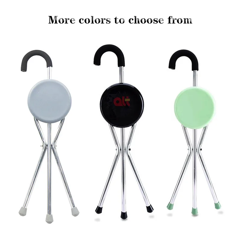 foldable walking sticks chair cheap price multifunction canes and walking sticks seat for elderly