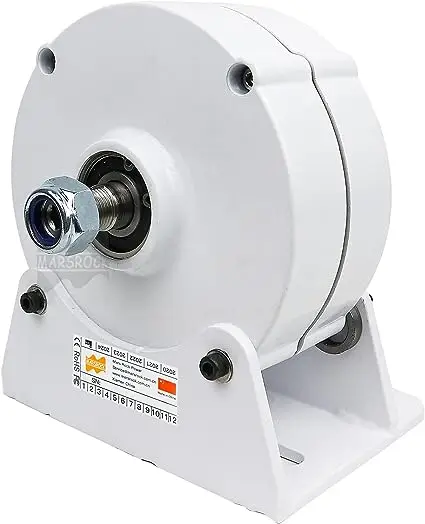 100W 12V 24V With Base Permanent Magnet Generator AC Alternator for Vertical or Horizontal Wind Turbine 100W Wind Generator