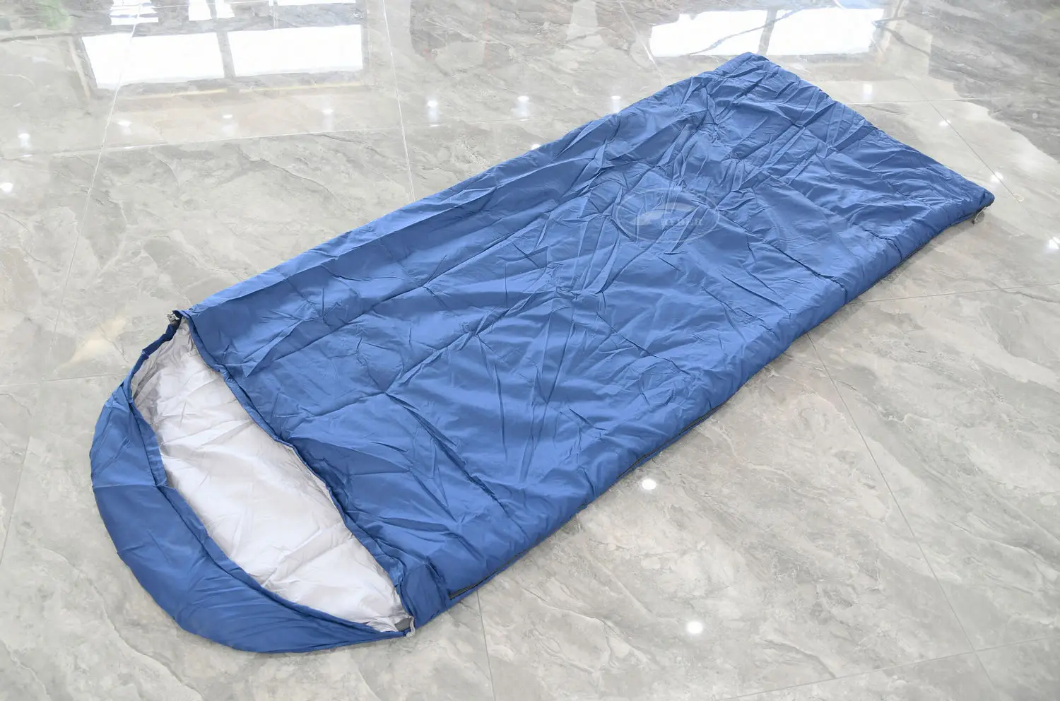 Battery-Powered Mummy Shape 4 Season Double Way Zipper Techloft Fiber Camping Electric Heated Sleeping Bag for All Weather