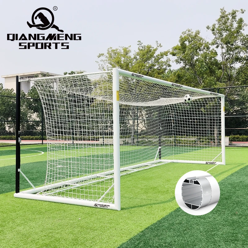 Aluminum Movable Soccer Goal Customizable 24ft x 8ft Professional Freestanding Stadium Box Football goal