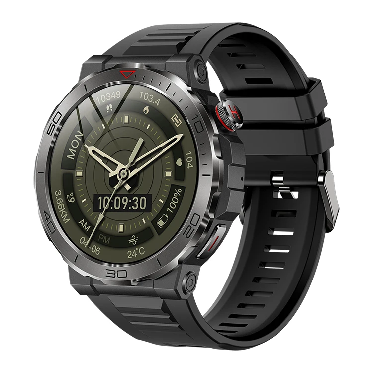 IP68 Waterproof MK68 Smart Watch BT Call AMOLED Screen Heart Rate Monitoring Healthy Sports Wristwatch Men Outdoor Smartwatches