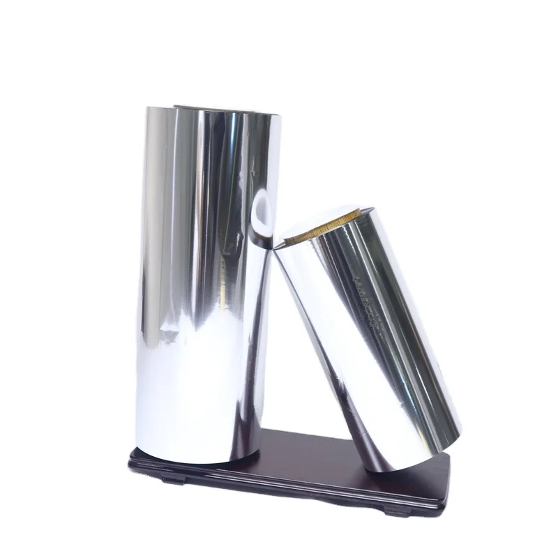 Packaging Bags Packing Film Rolls Customizable Lamadultd Bopp/aluminum/pe Printed Food Grade Plastic Silver PET Metallized Film