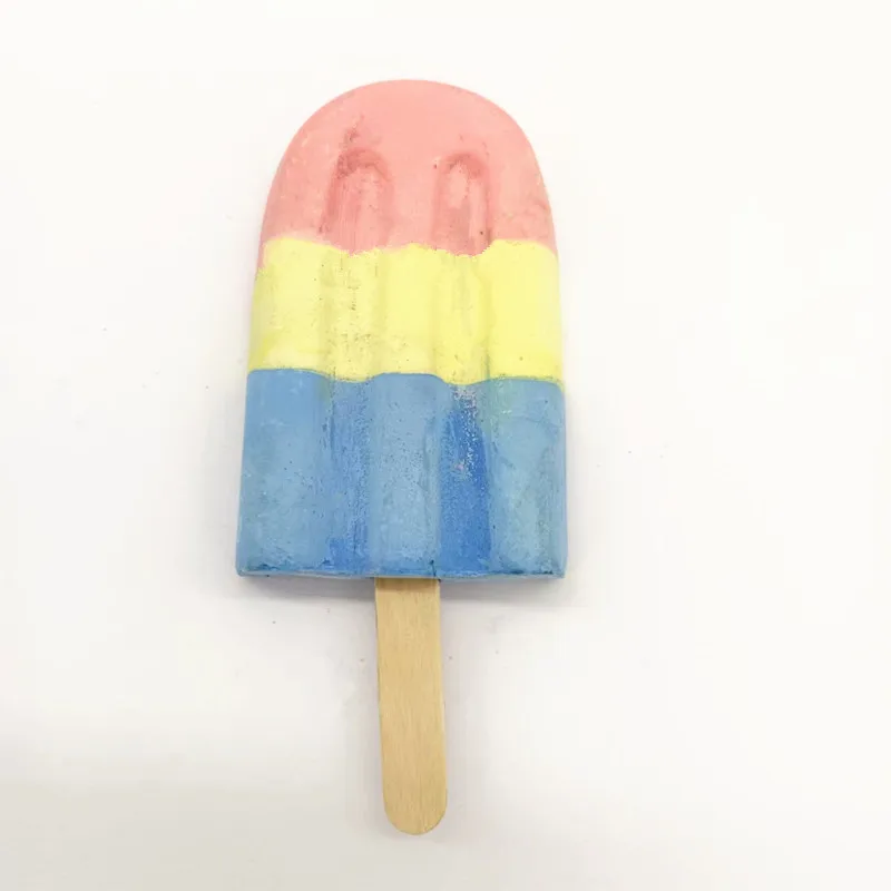 Factory custom design chalk ice cream design suction card packaging
