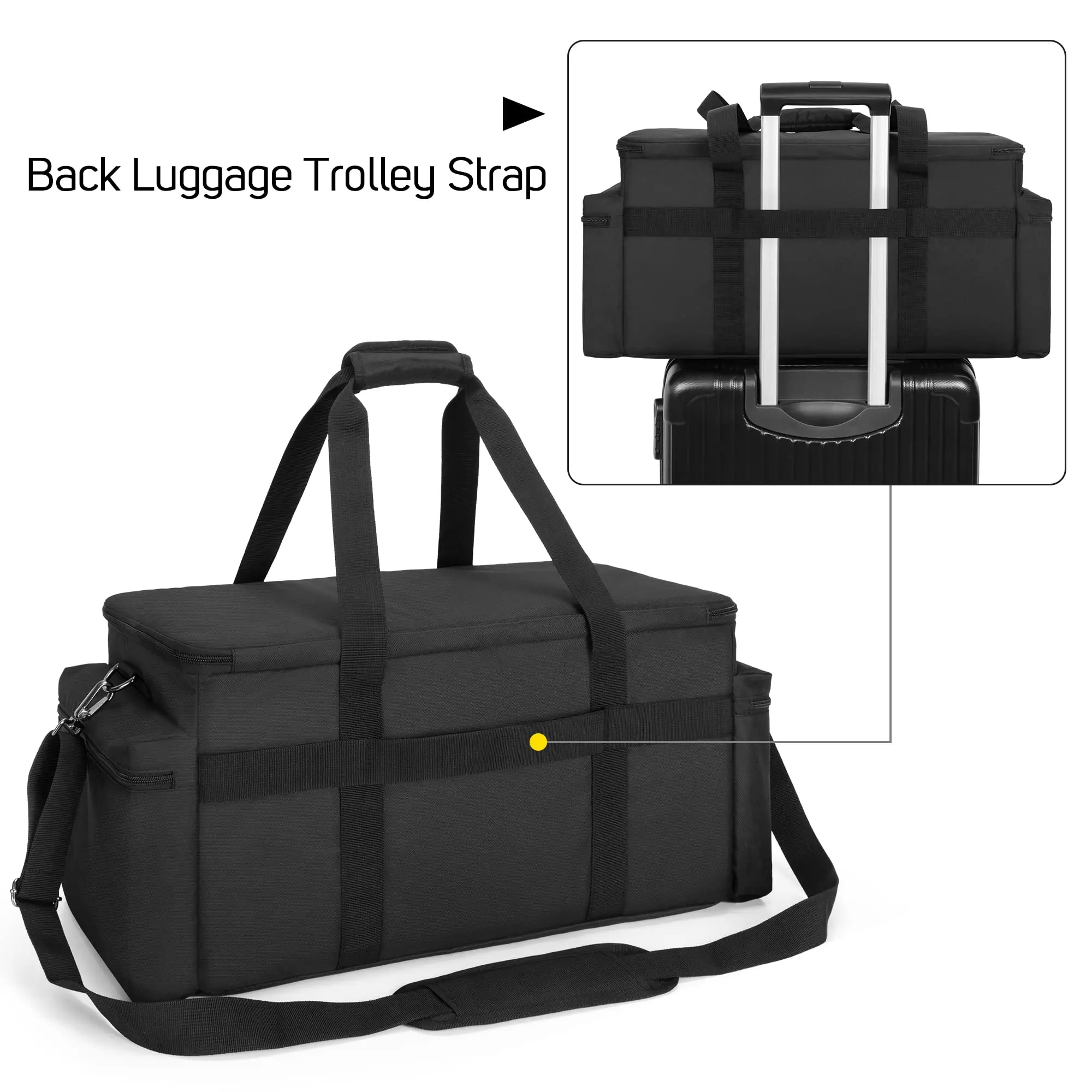 QQgift 2024 New OEM Custom High Quality Adjustable Sound Equipment Instrument Musicians Bag With Detachable Padded Dividers