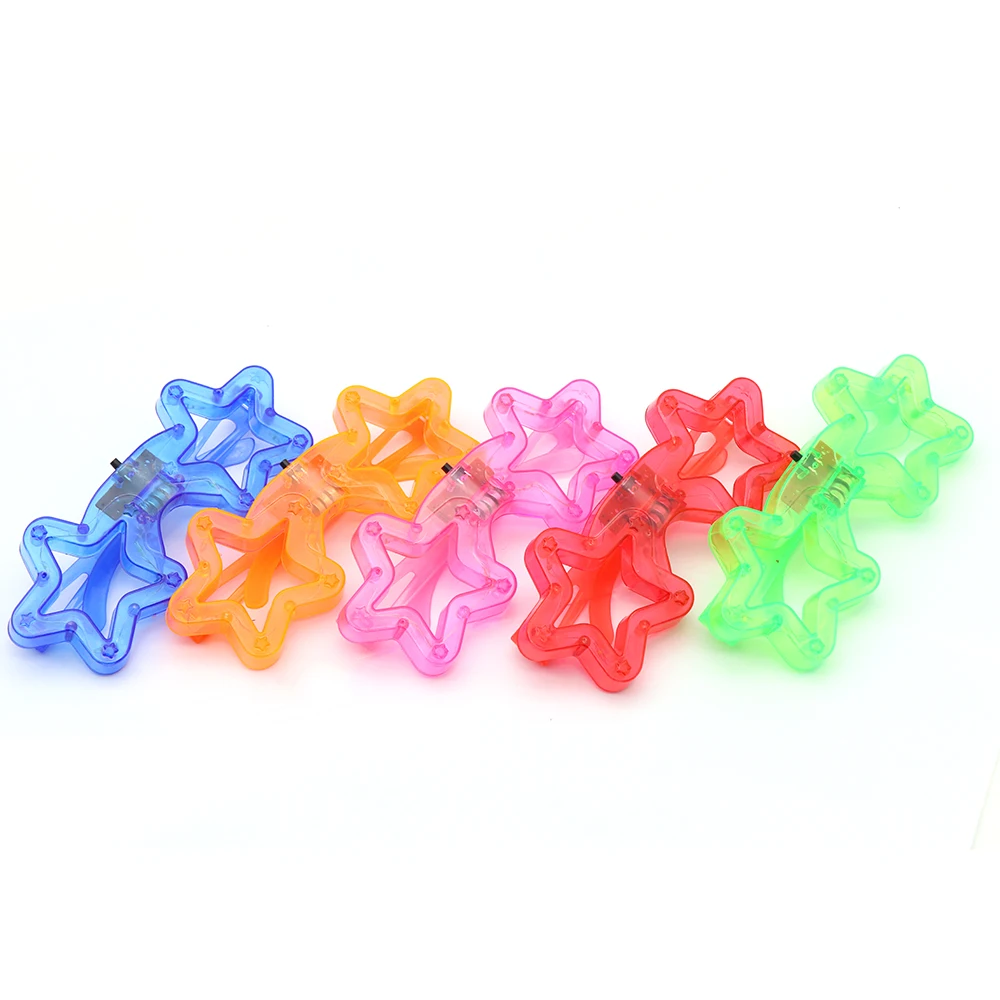 LED Star Shape Neon Glasses Light up Glasses for Glow Party Supplies Party Decorations Favor