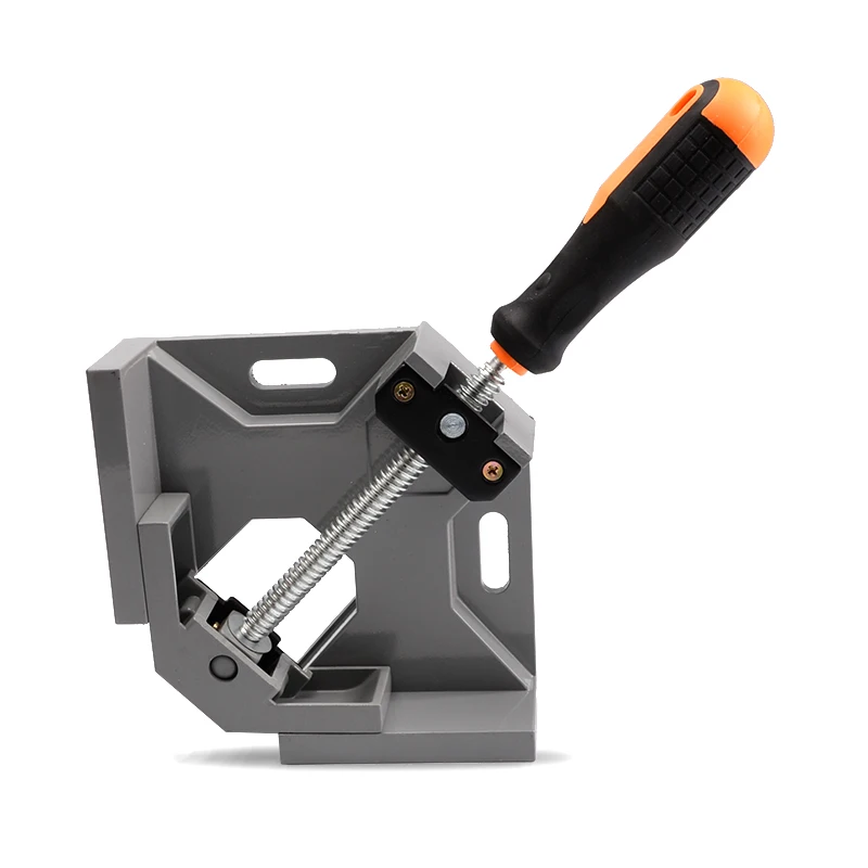 Factory Manufacturer Customized Right Angle Clamp for Woodworking Welding Photo, Single Handle Aluminum 90 Degree Corner Clamp
