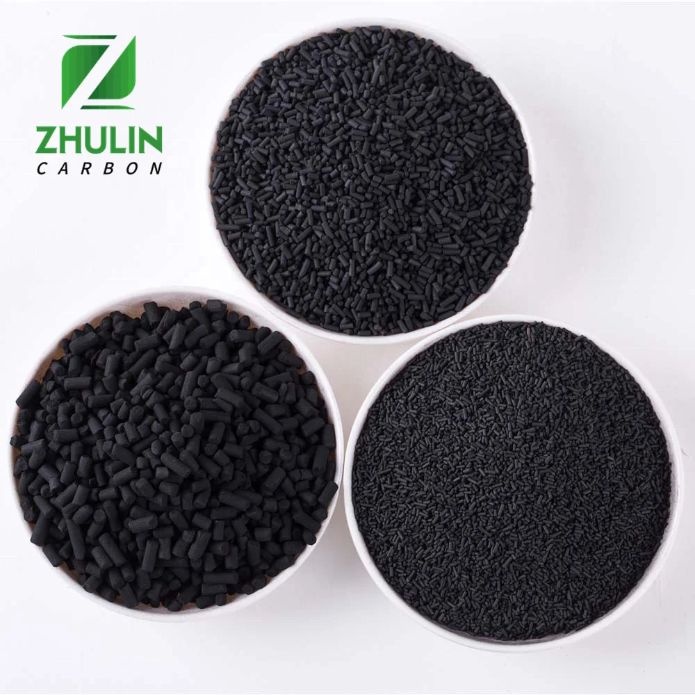 
CTC60 coal based low ash 3mm 4mm pellets cylinder columnar activated carbon price 