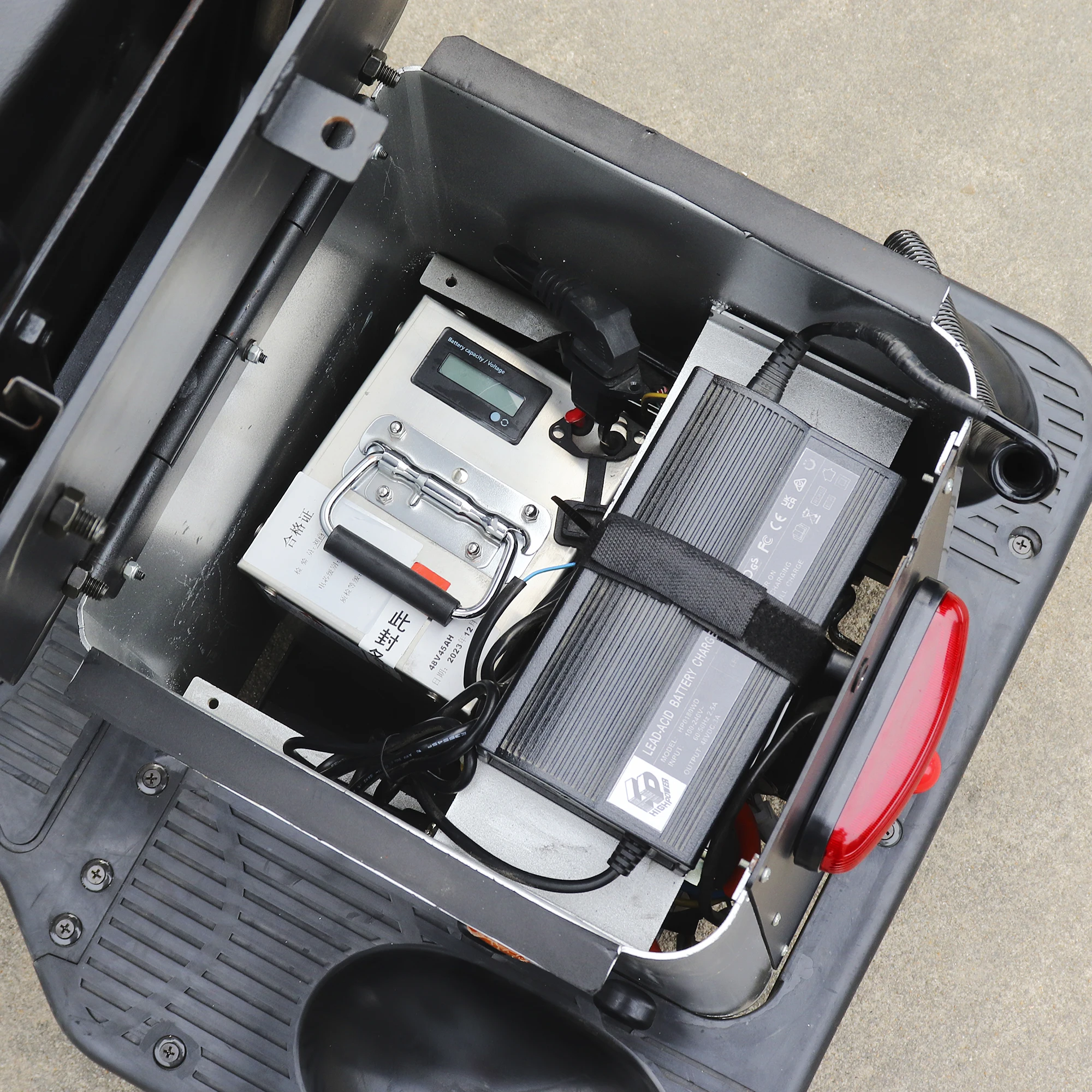 Supermarket Cosco wholesale shopping  high capacity cargo stable electric vehicle shopping cart with adjustable seat & speed