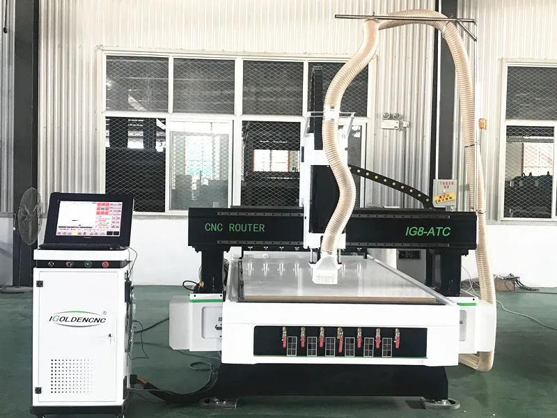 Jinan igolden горячая Распродажа экономичный 3d фрезерный станок ATC маршрутизатор ЧПУ Линейный 8 инструментов