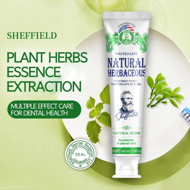 OEM Wholesales toothpaste Multiple herbal essence ingredients anti sensitivity whitening Botal Plant herbal essence toothpa