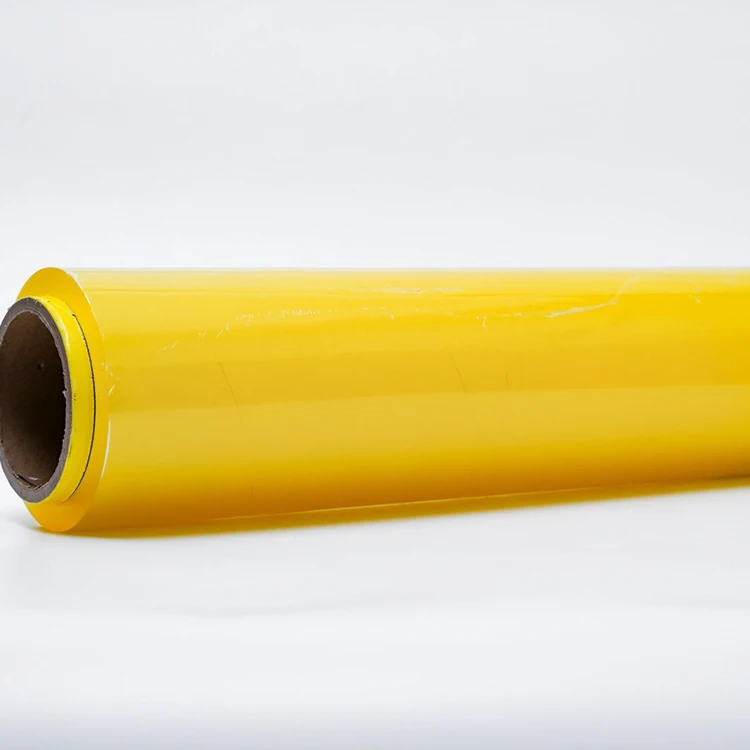 Hot Selling  Food Grade PVC Cling Film Wrap Stretch 8-15mic 30-50cm Width Custom Size Meat Packing Fresh Film Logo Printing